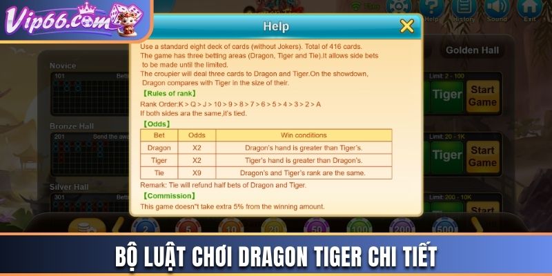 Bộ quy luật chơi Dragon Tiger chi tiết nhất cho hội viên