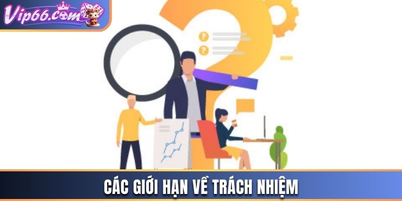 Các giới hạn về trách nhiệm