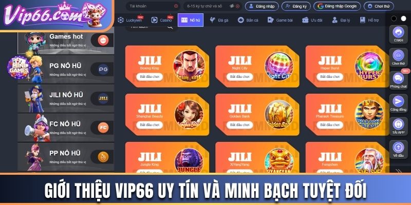 Giới Thiệu Vip66 uy tín và minh bạch tuyệt đối