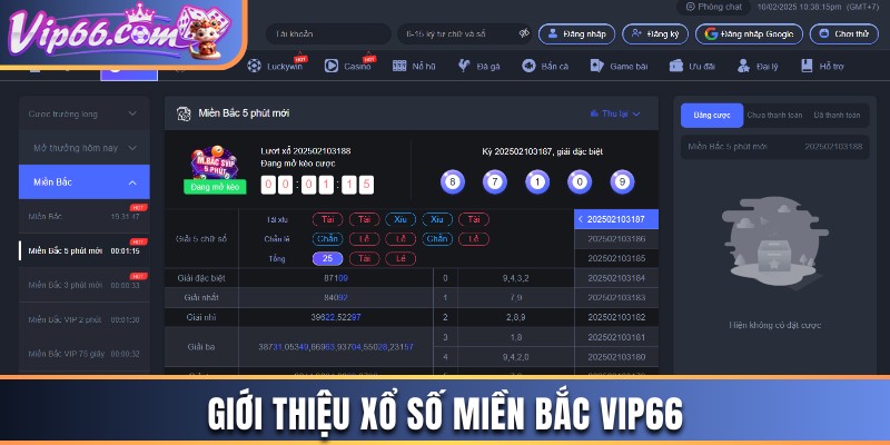 Giới thiệu Xổ số miền Bắc Vip66