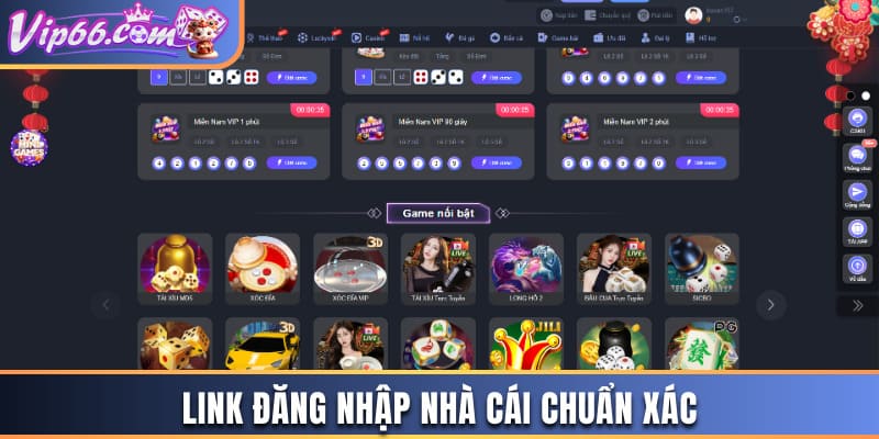 Link truy cập vào nền tảng chuẩn xác