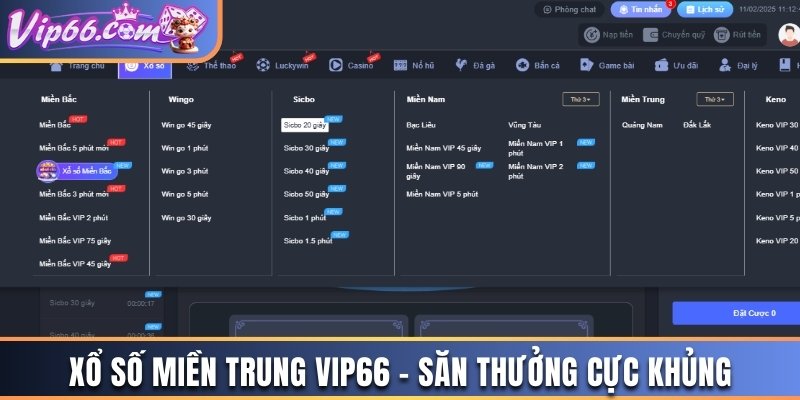 Xổ số miền Trung Vip66